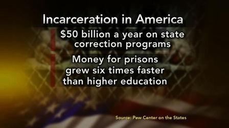 Video thumbnail: PBS NewsHour NAACP Report Calls Shift in Funding Toward Prisons...