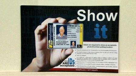 Video thumbnail: PBS NewsHour Without a Photo ID, Some PA Voters Won't Count in November