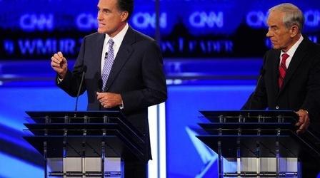 Video thumbnail: PBS NewsHour In GOP's N.H. Debate, a 'Tough Night' for Pawlenty as...