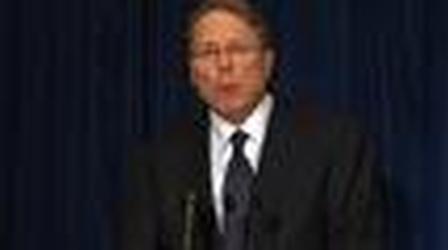 Video thumbnail: PBS NewsHour NRA Rejects Calls for New Gun Laws, Advocates Armed Guards