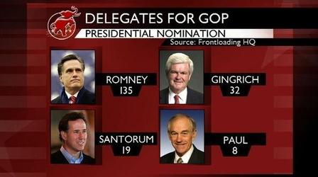 Video thumbnail: PBS NewsHour Deconstructing a GOP Hopeful's Road to 1,144 Delegates