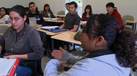 Video thumbnail: PBS NewsHour California Community Colleges Face Tighter Budgets