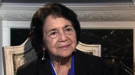 Video thumbnail: PBS NewsHour Dolores Huerta Calls Herself 'a Born-Again Feminist'