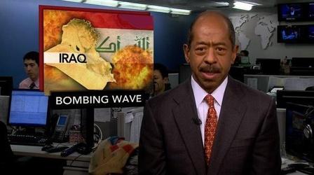 Video thumbnail: PBS NewsHour News Wrap: Another Wave of Bombings in Iraq Kills at...