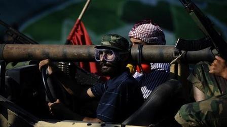 Video thumbnail: PBS NewsHour Hunt for Gadhafi Intensifies, New Battles Rage in Tripoli