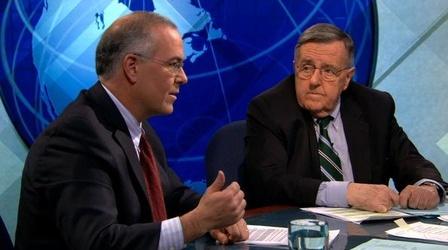 Video thumbnail: PBS NewsHour Shields, Brooks on Iowa Debate, 'Rattling Sabers' Over...