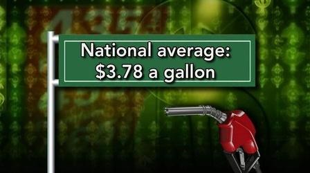Video thumbnail: PBS NewsHour Unrest in Middle East, U.S. Demand Drive Gas Toward $4...