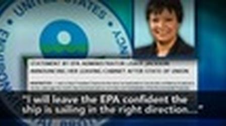 Video thumbnail: PBS NewsHour EPA Chief Steps Down, Obama's Environmental Policy Evaluated
