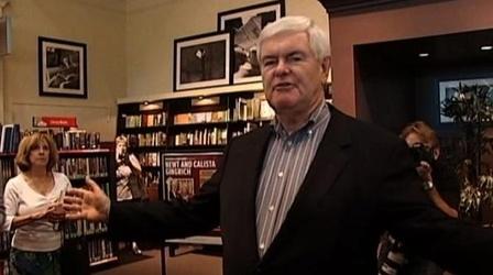 Video thumbnail: PBS NewsHour Union Leader Publisher on Gingrich Endorsement: 'He's a...