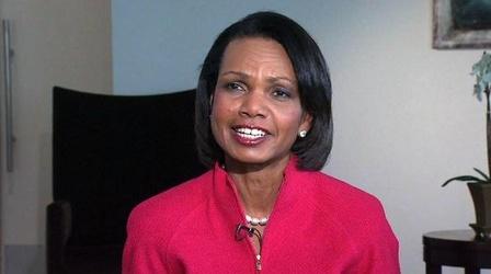 Video thumbnail: PBS NewsHour Condoleeza Rice Makes the Case for Arts in Education