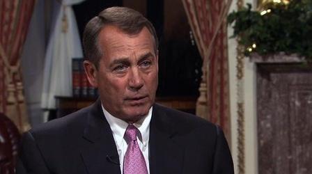 Video thumbnail: PBS NewsHour Boehner: Senate Wants 'No Part of Cutting Spending'