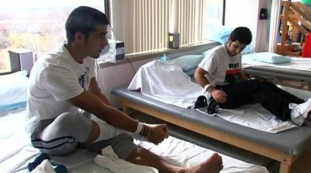Video thumbnail: PBS NewsHour Hurt in Libya's Revolution, Some Rebels Being Treated in...
