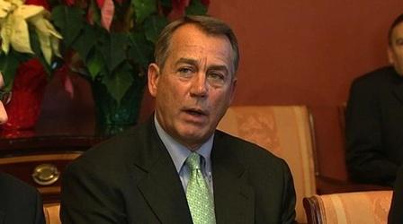 Video thumbnail: PBS NewsHour Democrats Pressure House GOP to Back Down on Payroll Tax Cut
