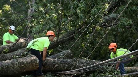 Video thumbnail: PBS NewsHour From Wildfires to Heat Wave, Extreme Weather Batters U.S.