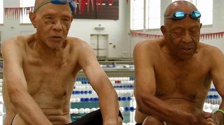 Video thumbnail: PBS NewsHour In Their 90s, D.C. Brothers Still Going for Olympic Gold