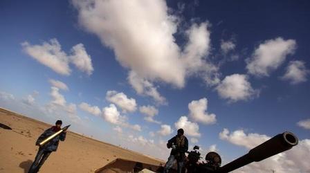 Video thumbnail: PBS NewsHour U.S. Military Takes Lead Role in Libya, but Endgame Is...