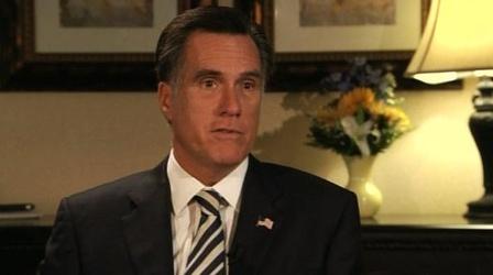 Video thumbnail: PBS NewsHour Romney: Voters Must Replace Obama to 'Keep America Strong...