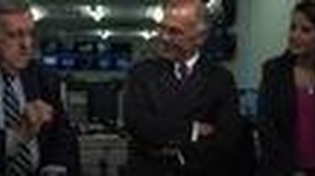 Video thumbnail: PBS NewsHour Doubleheader: Shields and Brooks on LeBron, John Edwards