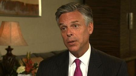 Video thumbnail: PBS NewsHour Huntsman: I Can 'Put the Numbers Together to Actually Win...
