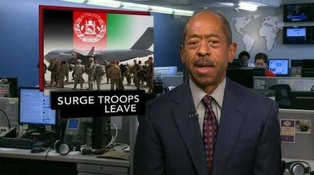 Video thumbnail: PBS NewsHour News Wrap: U.S. Surge Troops Withdrawn from Afghanistan