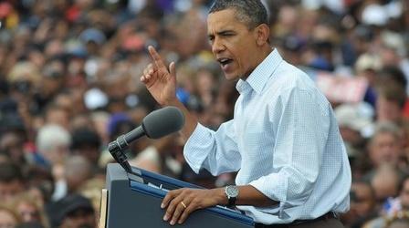 Video thumbnail: PBS NewsHour Obama Rallies Support for Jobs Speech as GOP Contenders...