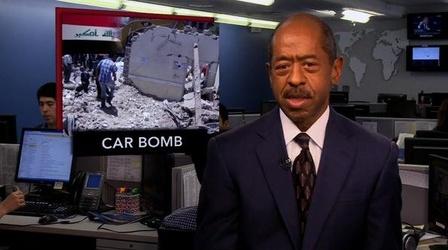 Video thumbnail: PBS NewsHour News Wrap: Suicide Car Bomb Kills at Least 23 in Baghdad