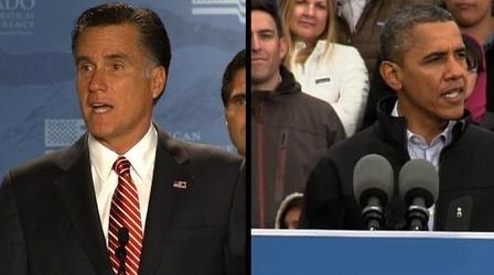 Video thumbnail: PBS NewsHour After Denver Duel, Romney and Obama Continue to Spar