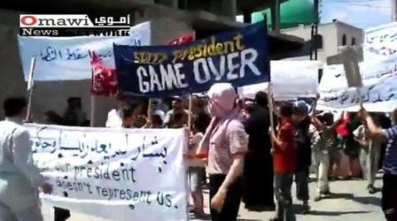 Video thumbnail: PBS NewsHour Syrian Demonstrations Grow as Assad Calls for Dialogue...