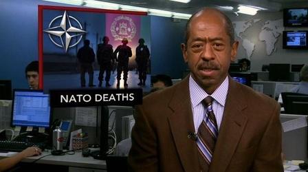 Video thumbnail: PBS NewsHour News Wrap: Taliban Bombers Attack NATO