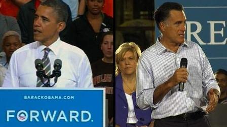 Video thumbnail: PBS NewsHour Candidates Push Early Voting on Campaign Trail