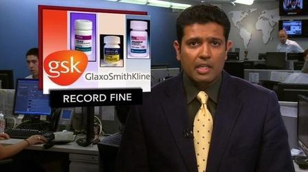 Video thumbnail: PBS NewsHour News Wrap: GlaxoSmithKline to Pay $3 Billion in Settlement