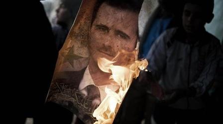 Video thumbnail: PBS NewsHour Would U.S. or Others Lead Effort to Topple Syrian Regime?