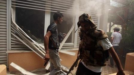 Video thumbnail: PBS NewsHour Libyans Show 'Best of Humanity' in Aiding Journalists'...