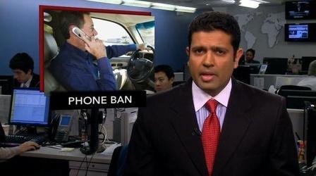 Video thumbnail: PBS NewsHour News Wrap: NTSB Urges Ban on Cell Phone Use While Driving