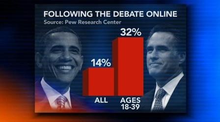 Video thumbnail: PBS NewsHour Twitter and Mobile Devices Key to Viewer Debate Digestion
