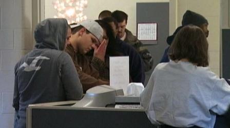 Video thumbnail: PBS NewsHour Stubbornly High Jobless Rate Offers Little Hope to...