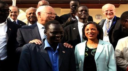 Video thumbnail: PBS NewsHour In South Sudan, a Nation Is Born -- But With Troubles