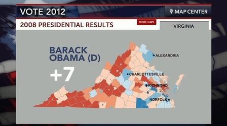 Video thumbnail: PBS NewsHour Examining the Presidential Campaign, Battleground Virginia