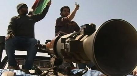 Video thumbnail: PBS NewsHour Airstrikes Target Gadhafi's Forces, Assist Rebels in...