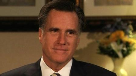 Video thumbnail: PBS NewsHour Republican Presidential Candidate Mitt Romney Sits Down...