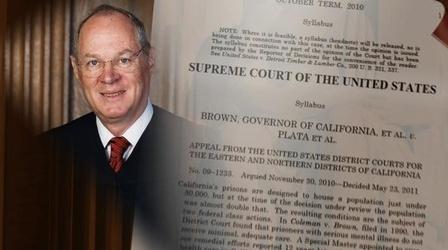 Video thumbnail: PBS NewsHour Divided High Court Orders Calif. to Ease Overcrowding in...
