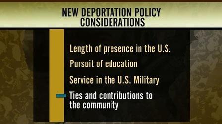 Video thumbnail: PBS NewsHour Homeland Security to Focus on Deporting Criminals Under...