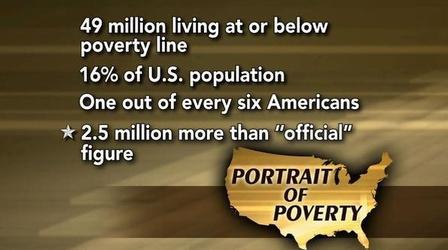 Video thumbnail: PBS NewsHour 49 Million Americans in Poverty, Census Calculates