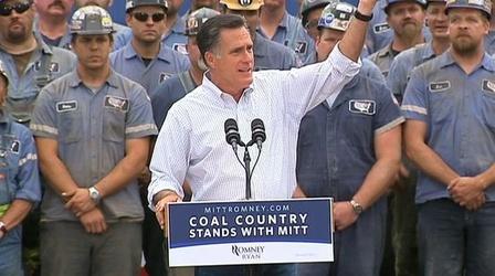 Video thumbnail: PBS NewsHour Presidential Candidates Talk Energy Policy in Swing States