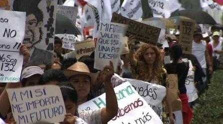 Video thumbnail: PBS NewsHour Mexicans Focus on Security as Top Election Issue