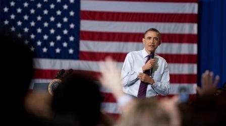 Video thumbnail: PBS NewsHour Declining Polls, Negative Treasury Rating Cast Shadow...