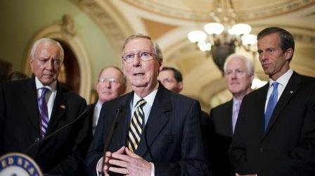 Video thumbnail: PBS NewsHour Democrats Consider Piecemeal Approach to Blocked Jobs Bill