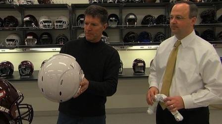 Video thumbnail: PBS NewsHour Pint-Size Football Players Take Big-League Hits
