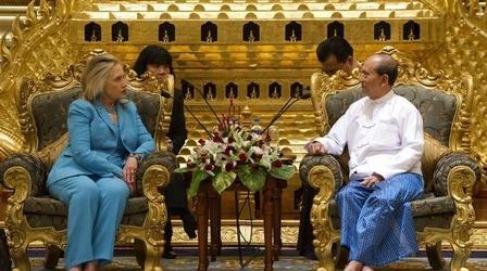 Video thumbnail: PBS NewsHour Obama, Clinton Have 'a Lot at Risk' in Delicate...