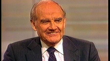 Video thumbnail: PBS NewsHour McGovern, Goldwater on Divisive Politics and '88 Election